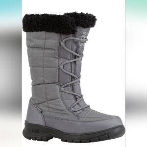 Kamik Women's Waterproof New York2W Winter Boots US8 Grey With Black Interior